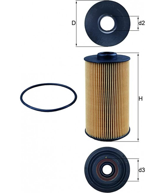 Oil filter for Alpina B12 E38 5.7 & 6.0 CS-435101alpE38