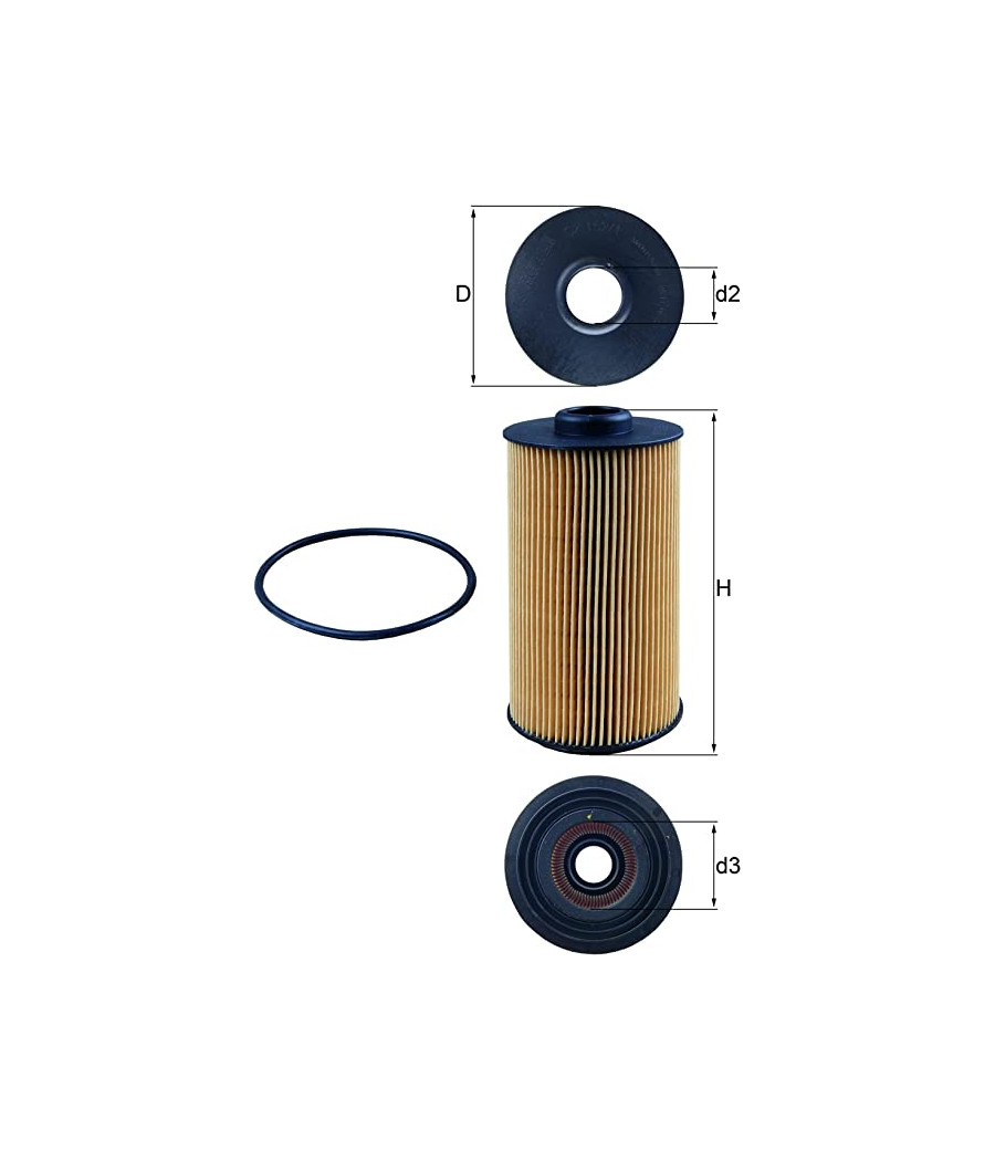 Oil filter for Alpina E39 D10 3.0 D Biturbo CS-435101alpE39