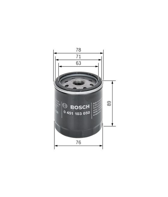 Ölfilter für BMW E21 315 - 323i CS-250534E21