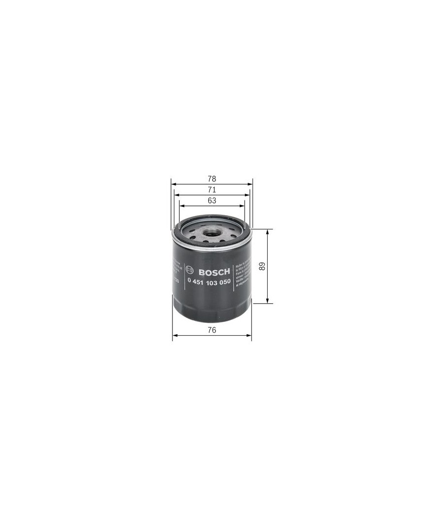 Oil filter for BMW E28 518 & 518i CS-250534E28