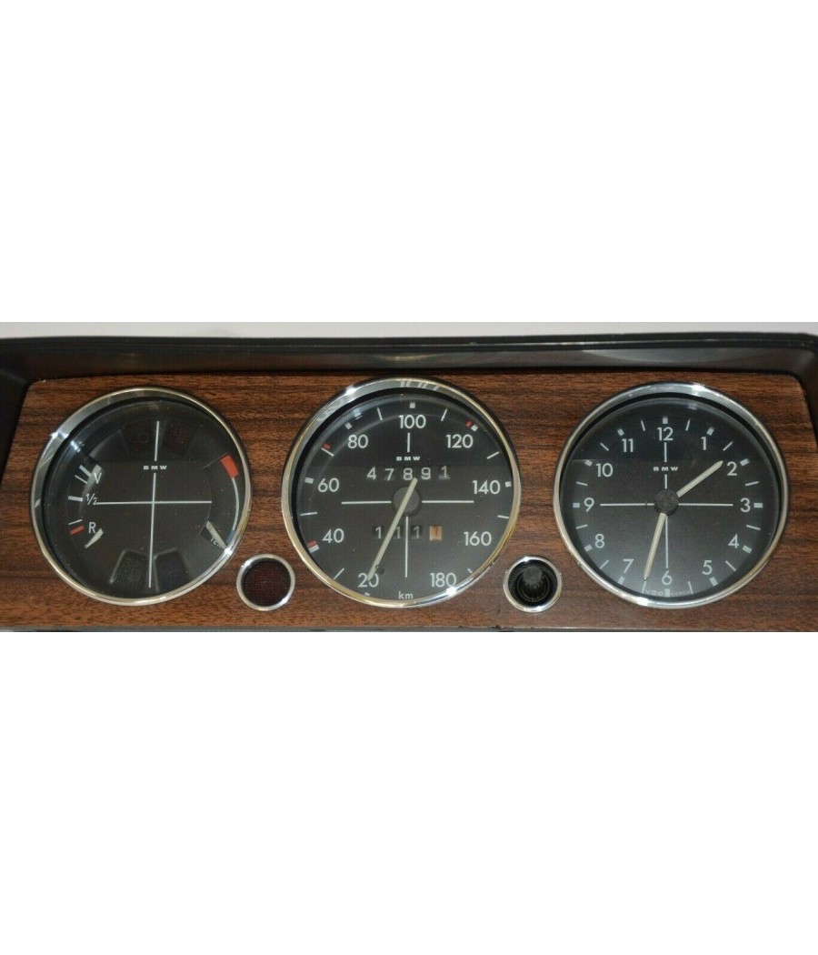Speedometer rings chrome matt BMW E10 / E6 1502 - 2002 turbo from year 1974 CS-005