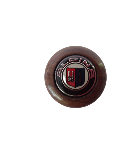 Gear knob wood screwed with Alpina emblem BMW E10 / E6 1502 - 2002 turbo CS-232902AE10