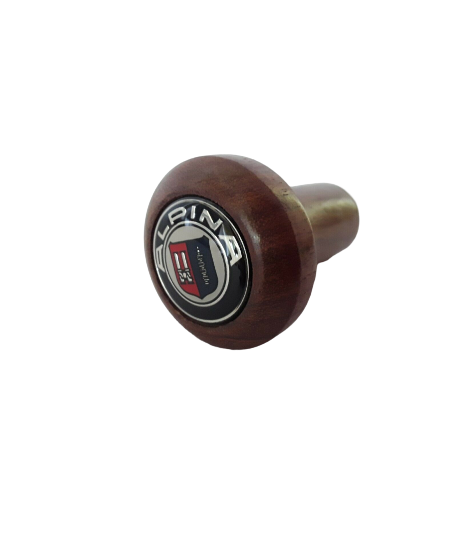 Gear knob wood screwed with Alpina emblem BMW E10 / E6 1502 - 2002 turbo CS-232902AE10