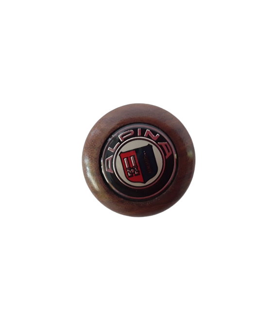 Gear knob wood screwed with Alpina emblem BMW E10 / E6 1502 - 2002 turbo CS-232902AE10
