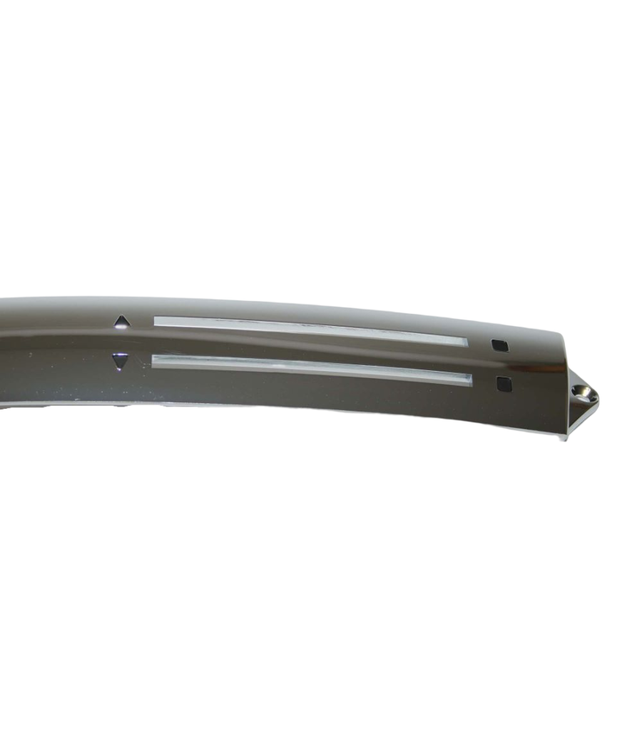 Chrome trim left dashboard heating control left top - bottom BMW 1600-2 - 2002 tii to 1971 CS-480127