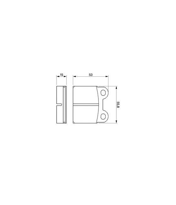 Bremsbelagsatz Hinterachse BMW E3 2500 - 3,3 Li CS-159265E3