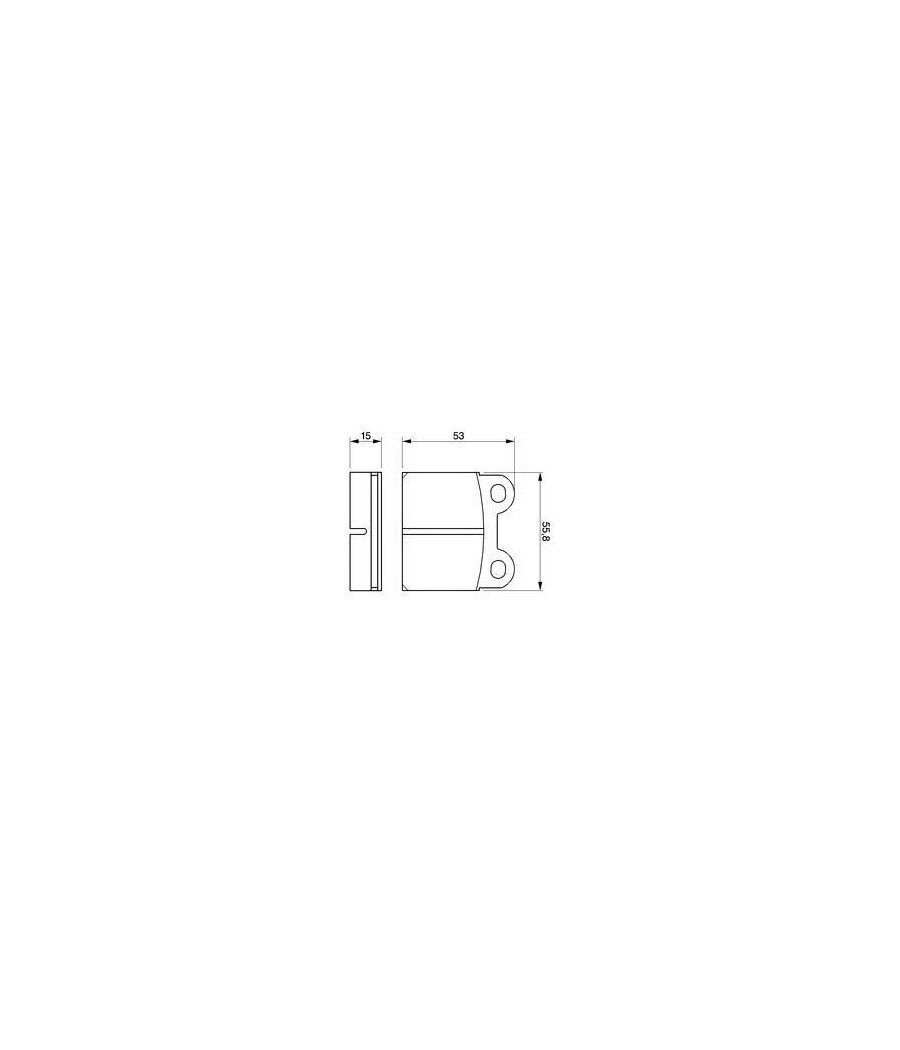 Bremsbelagsatz Hinterachse BMW E3 2500 - 3,3 Li CS-159265E3
